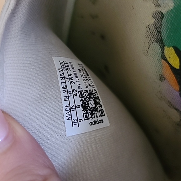 Adidas ADILETTE COMFORT Slides Soft Multi Color Sandals Women's Size 9 - Picture 6 of 6